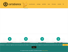 Tablet Screenshot of cartabianca.com